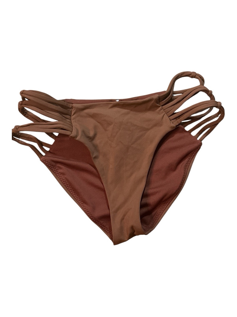 O'Neill Brown Strappy Bikini Bottom Size Small NWT